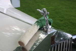 twool yarn bomb at chelsea flower show