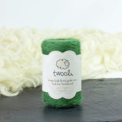 green string twine, 35m Green fingers twool