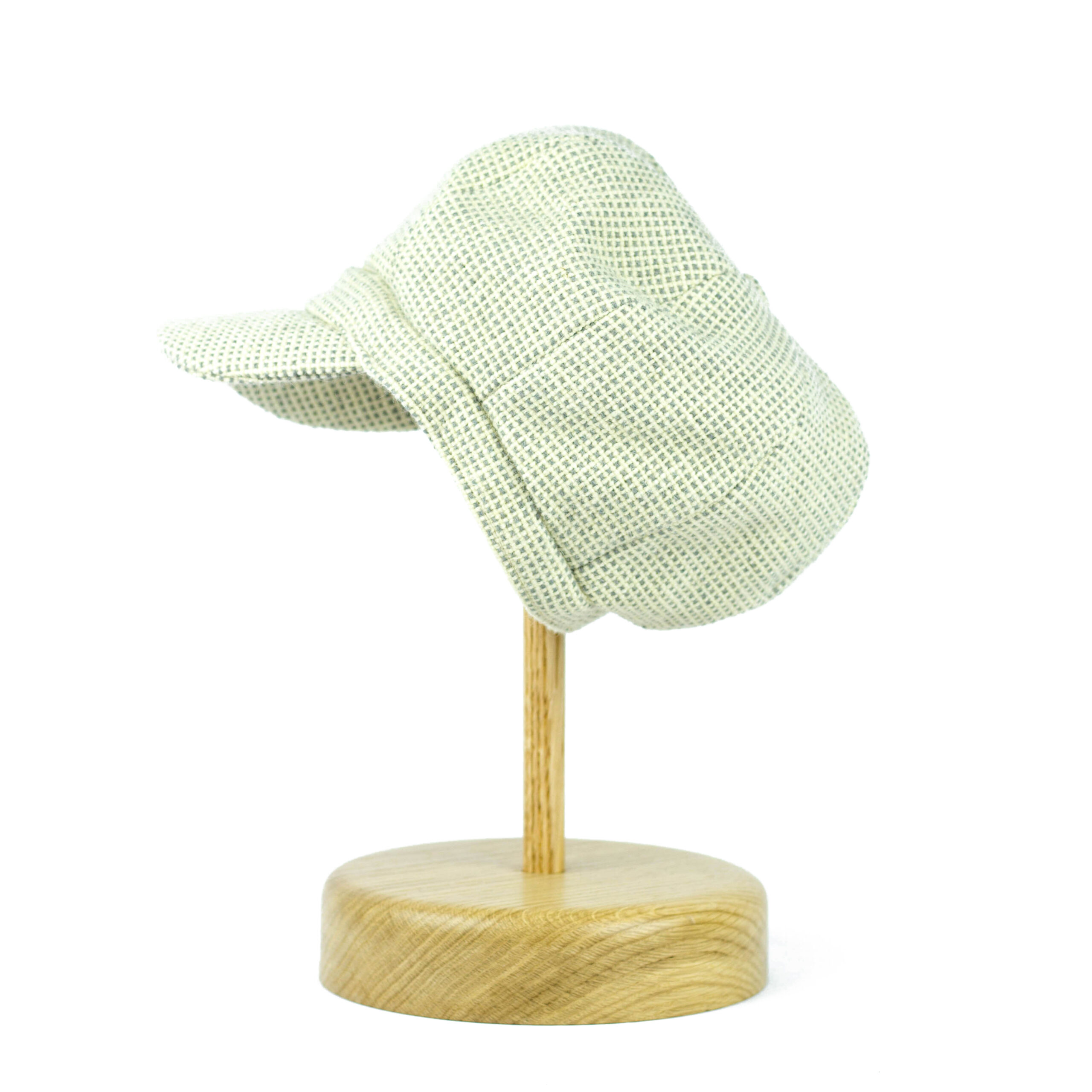 1960's Style Grey Tweed Cap - Image 3