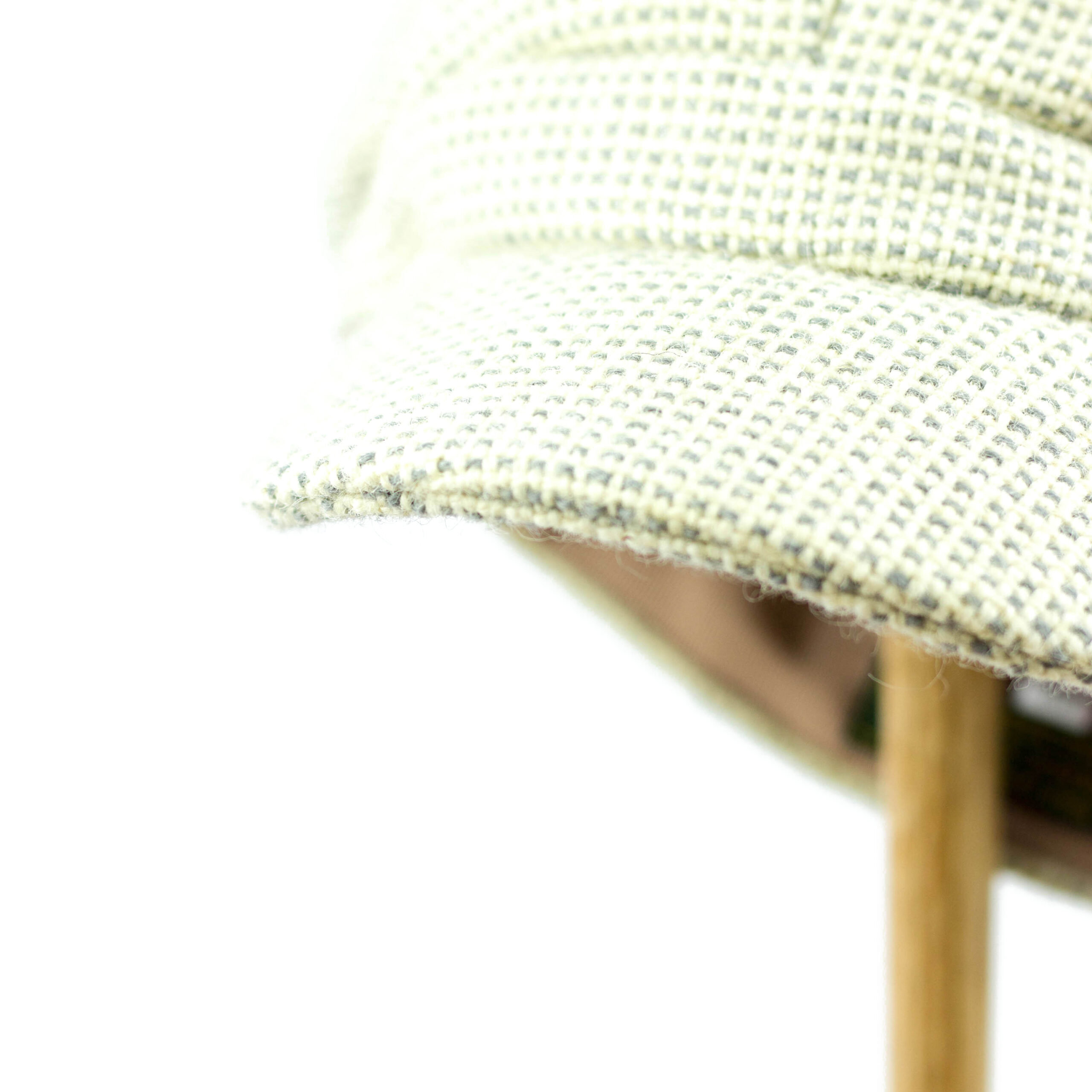 1960's Style Grey Tweed Cap - Image 4