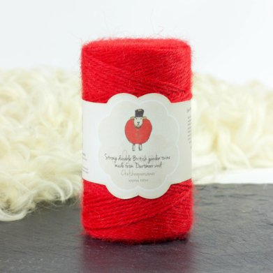red garden twine 100m twool