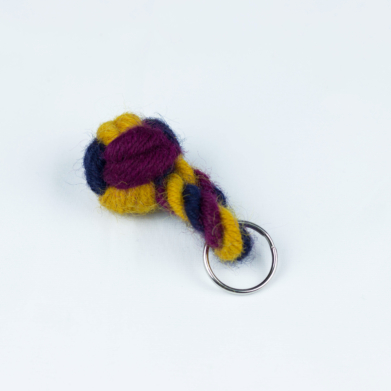 Monkey knot keyring