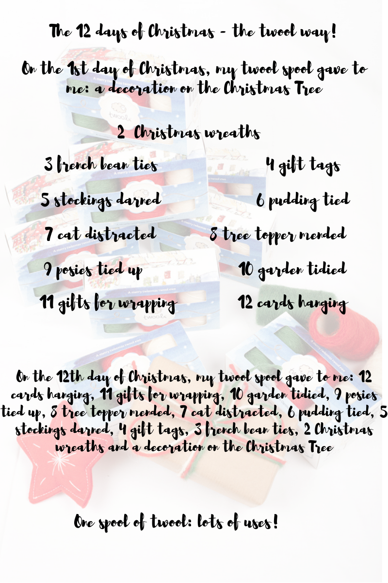 12 days of Christmas  - the twool way